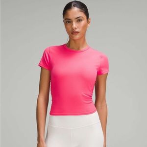 LIKE NEW Lululemon All it Takes Nulu top in Lip Gloss